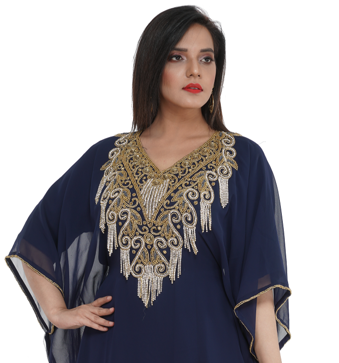 Elegant Plus Size Henna Party Gown Caftan Dress for Women - Perfect for Weddings, Bridal Showers & Special Occasions