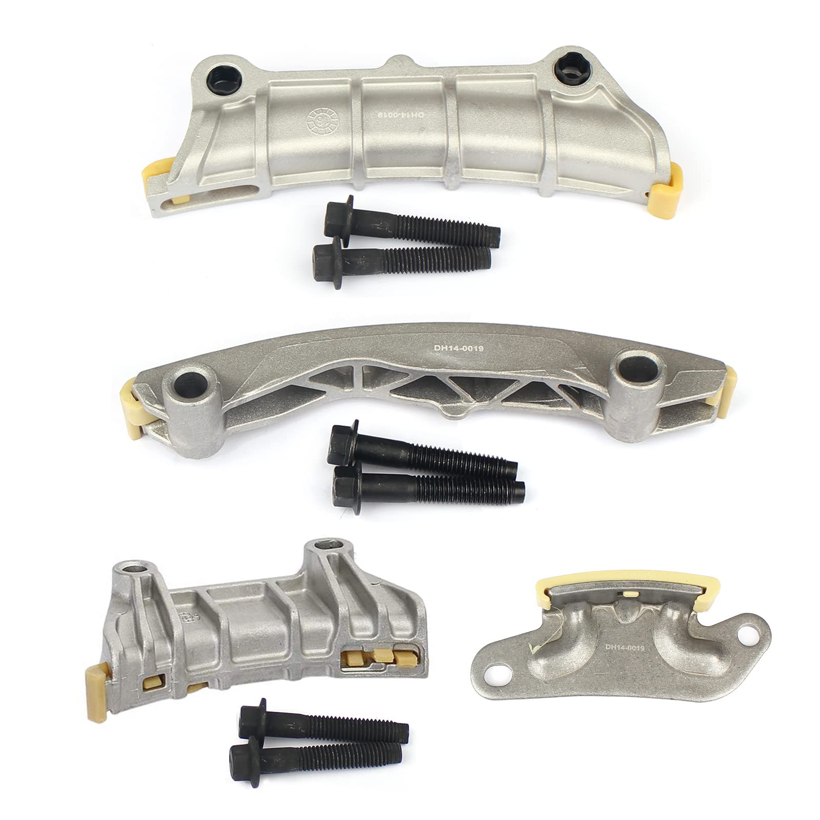 Autoround 9-0753S Engine Timing Chain Kit with Chain Tensioner, Guide Rail & Sprocket - Compatible with Chevy, GMC, Cadillac, Buick, Pontiac (Malibu, Equinox, Impala, Colorado, Traverse, Acadia, Terrain, CTS) 2.8L 3.0L 3.6L - Perfect for Engine Repair & Maintenance