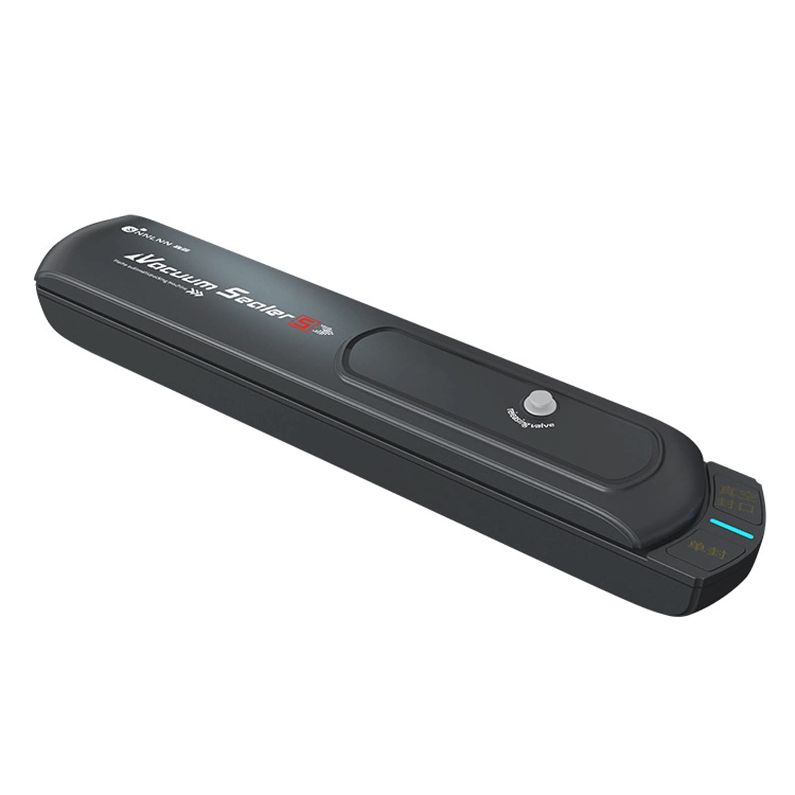 Commercial & Household Automatic Food Vacuum Sealer Machine - High Suction for Meat, Vegetables, Fruits Storage - Includes 100PCS Vacuum Bags (Black) | Perfect for Meal Prep, Sous Vide, and Long-Term Food Preservation