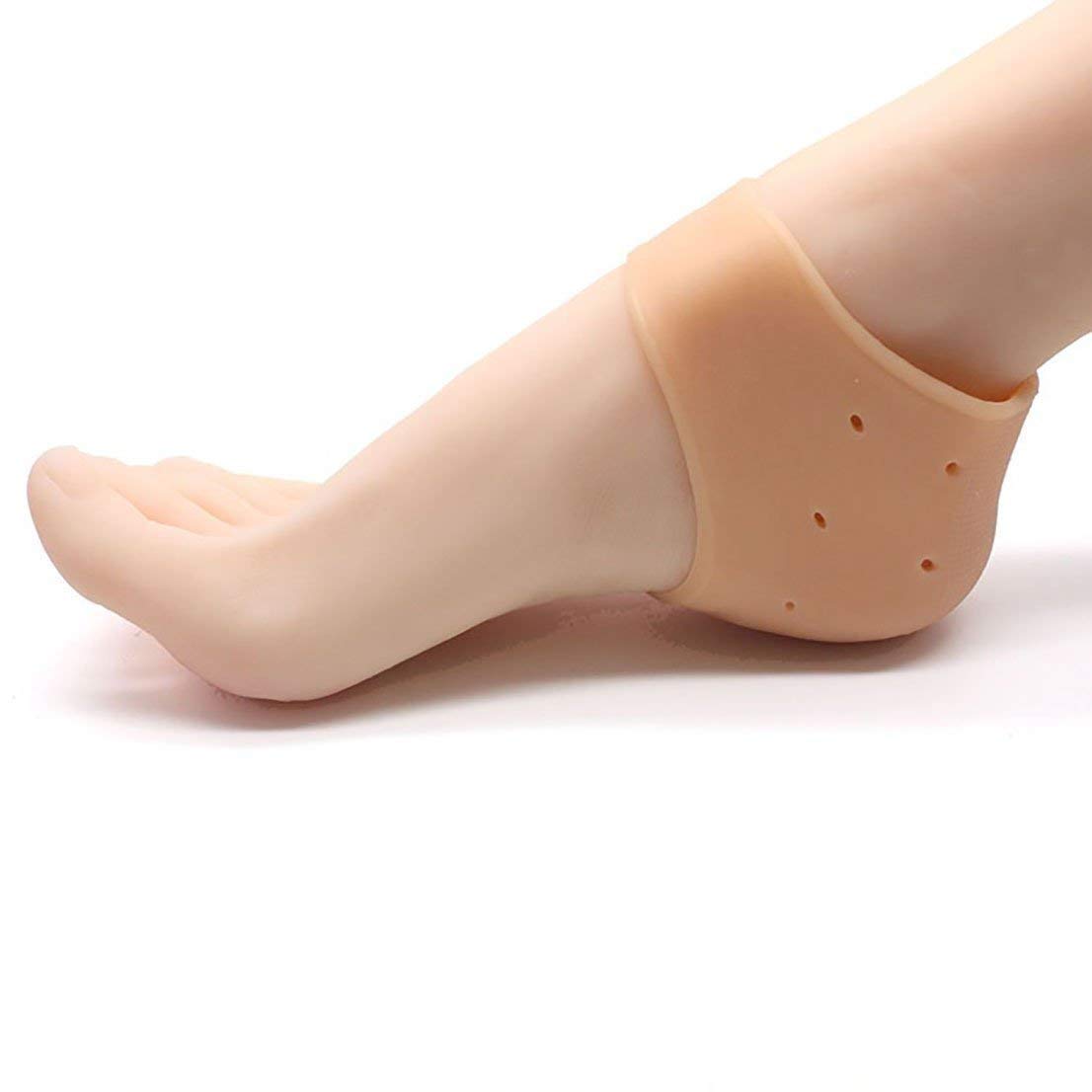 Nirvik Gel Heel Socks for Swollen Feet & Pain Relief - Moisturizing Cracked Heel Repair Cream - Unisex Foot Care & Ankle Support Gel Pads - Perfect for Daily Comfort, Running & Post-Surgery Recovery