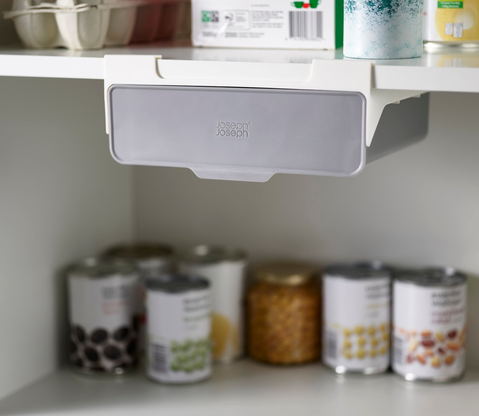 Under Shelf Drawer Organizer - Space Saving Storage Solution for Kitchen, Bathroom, or Office Cabinets - Perfect for Spices, Utensils, and Office Supplies
