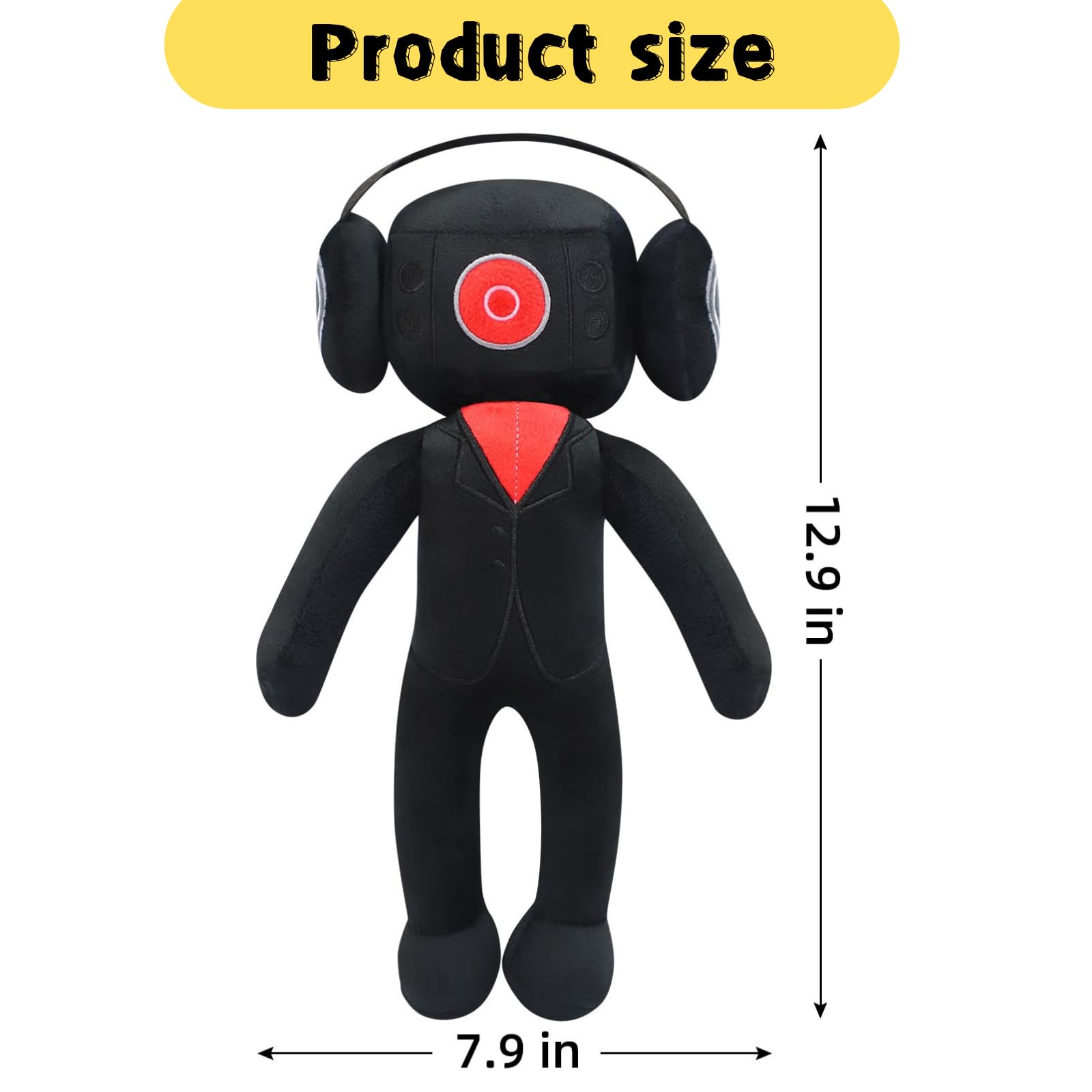 Super Soft JAKES Plush Toy - Speakerman Stuffed Animal, Cute Game Character Doll for Fans - Perfect Gift for Kids, Collectors & Gamers (Ideal for Bedroom Decor, Party Favors & Cosplay)