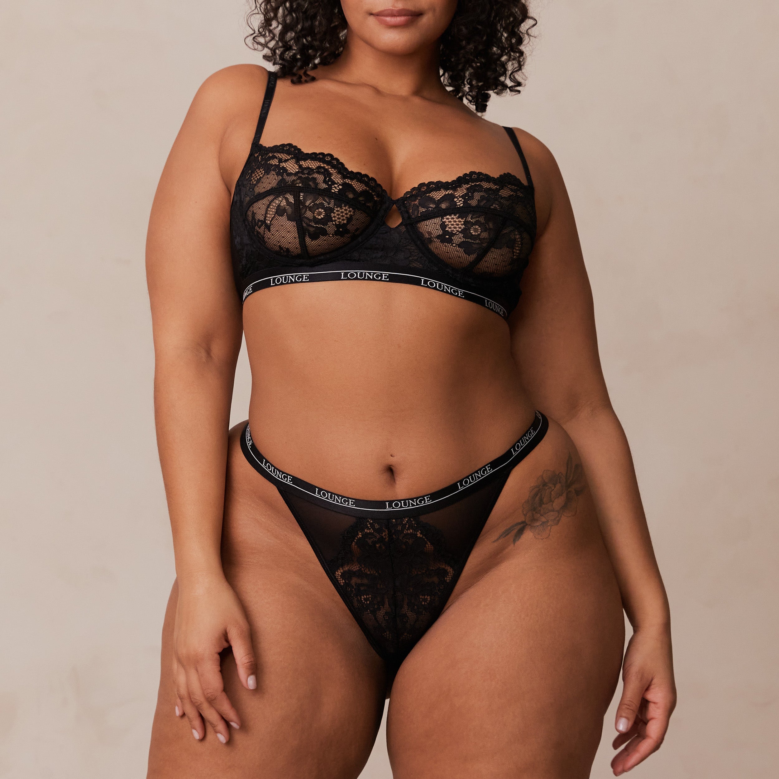 Blossom Balcony Bra - Comfortable Lace Underwire Push Up Bra for Women, Black | Perfect for Everyday Wear, Date Nights & Special Occasions