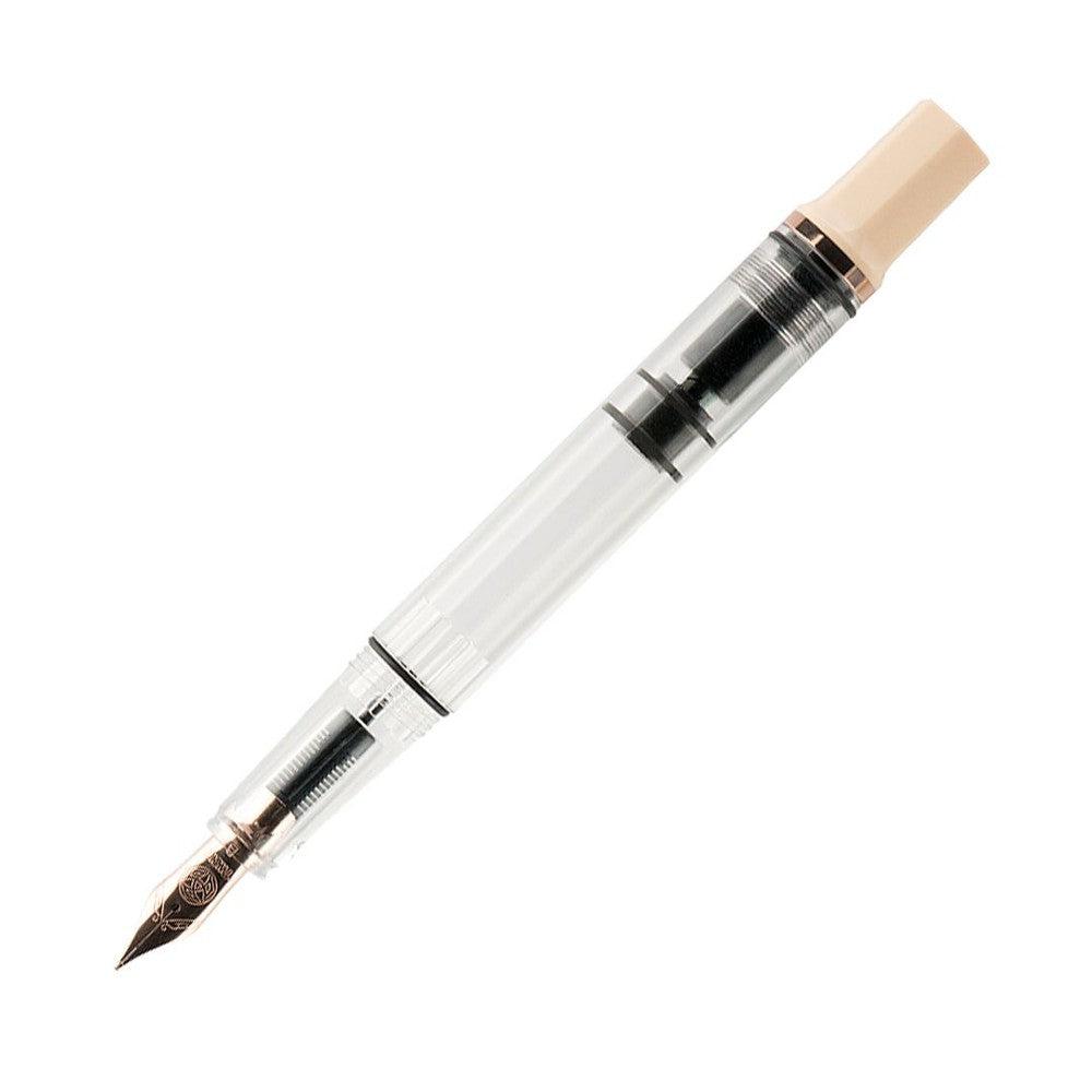 TWSBI ECO Creme Rose Gold Fountain Pen - Smooth Writing, Premium Nib, Ink Converter Included - Perfect for Journaling, Note-Taking & Gift Giving