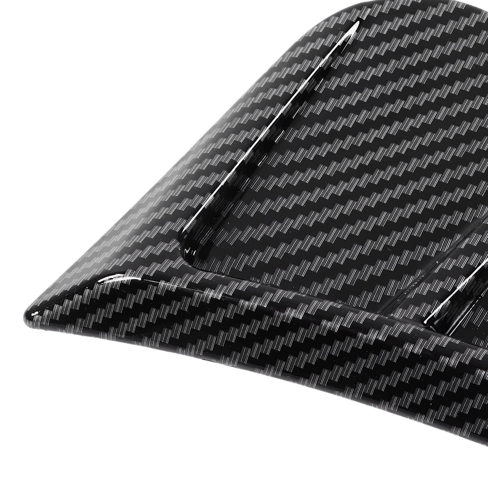 Universal Carbon Fiber Style Car Fender Air Vent Trim Cover - Front Bumper Side Air Vent Decoration (Pair) - Enhance Vehicle Appearance & Aerodynamics for Sports Cars, Tuners & Luxury Vehicles
