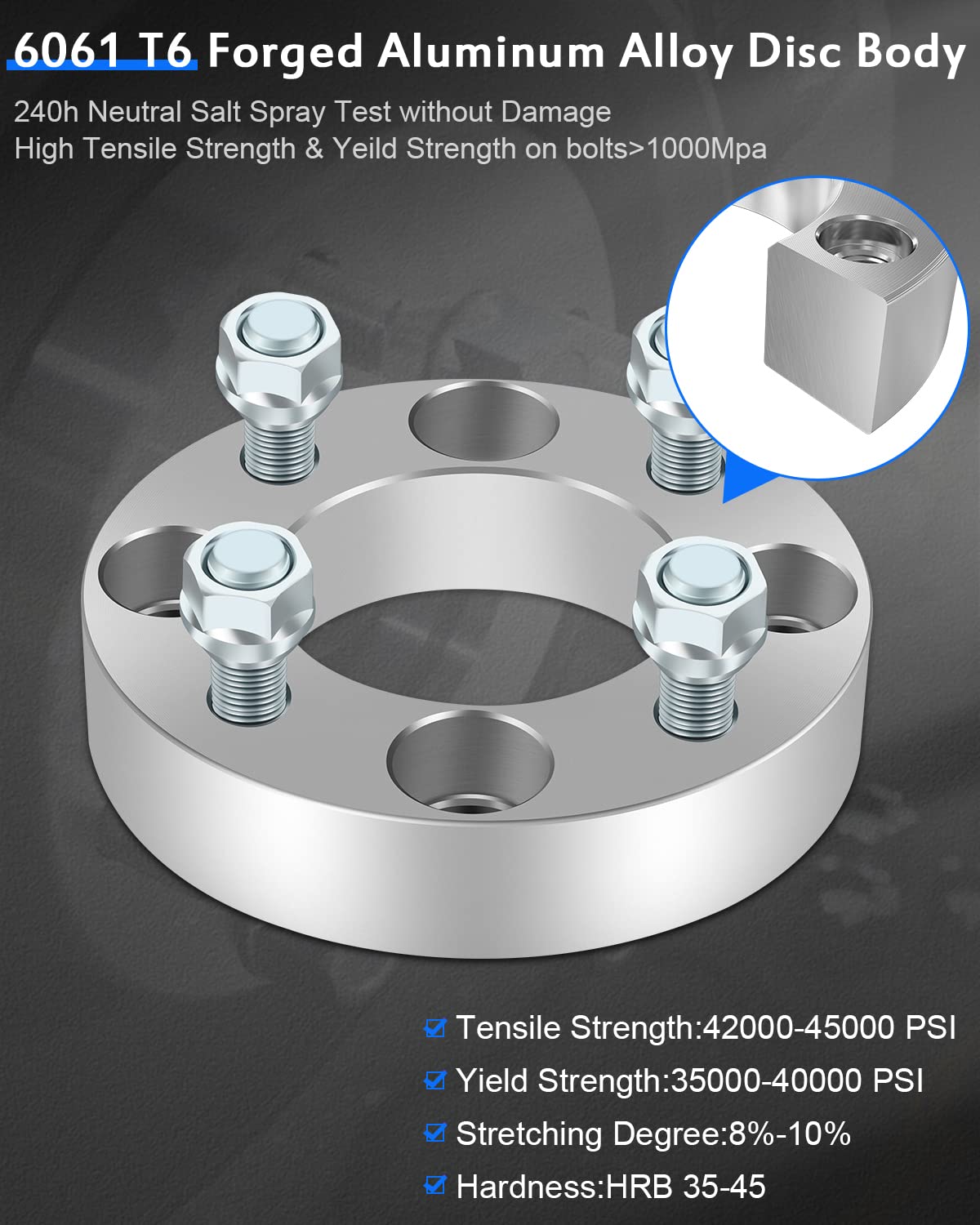 ECCPP 4PCS 4x114.3 1.25
