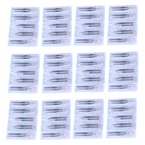 Healifty 200 Pcs Disposable Tattoo Tips - Plastic Tattoo Needle Tubes (11RT, 13RT, 15RT, 18RT) for Professional & Home Tattoo Artists - Sterile Tattoo Accessories for Safe & Hygienic Tattooing - Perfect for Tattoo Shops, Studios & DIY Tattoo Kits