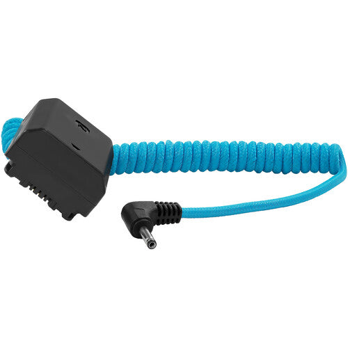 Kondor Blue 1.35mm 3.5mm DC to Sony NP-FZ100 Dummy Battery Power Cable - Perfect for Sony Mirrorless Cameras, Video Recording & Continuous Shooting