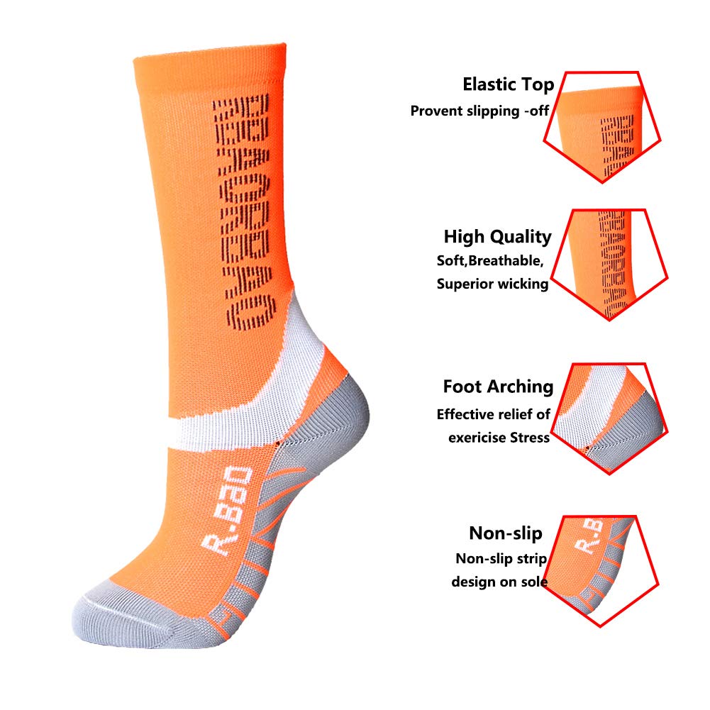 **Kids Cycling & Hiking Compression Socks - Soft Breathable Long Socks for Balance Bikes - Comfortable Sports Socks for Boys & Girls - Perfect for Outdoor Activities, Bike Riding & Hiking Adventures**