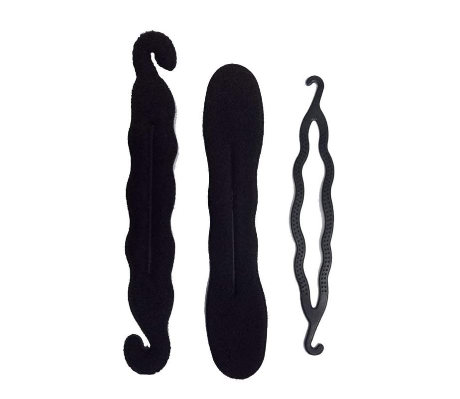 CHRONEX 3-Piece Hair Bun Maker Set - DIY Hair Accessories for Women & Girls - Perfect for Updos, Ponytails, and Stylish Hairstyles at Home or Salon