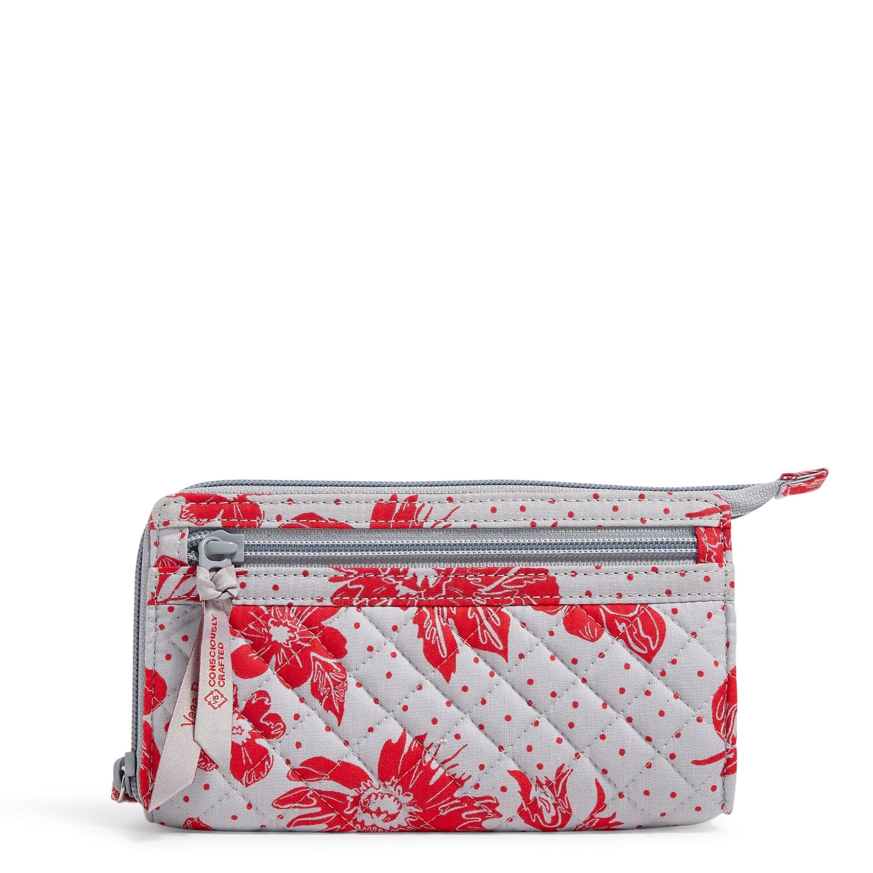 Collegiate RFID Blocking Front Zip Wristlet Wallet - Secure Credit Card Holder for Women & Men - Perfect for Campus, Travel, and Everyday Use