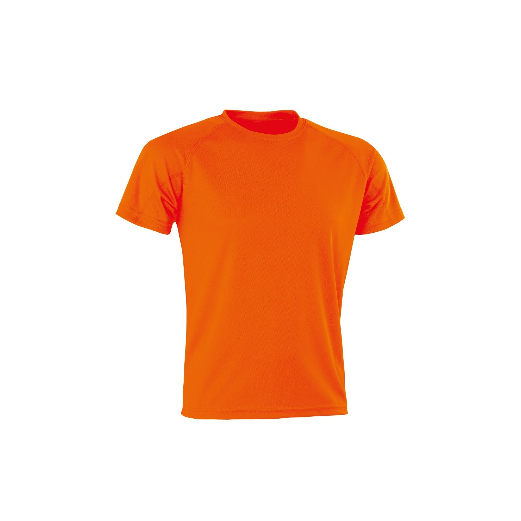 Spiro Unisex Impact Aircool Performance T-Shirt for Men & Women - Lightweight Moisture-Wicking Workout Top (Large, Navy Blue) - Perfect for Gym, Running, Yoga & Outdoor Activities