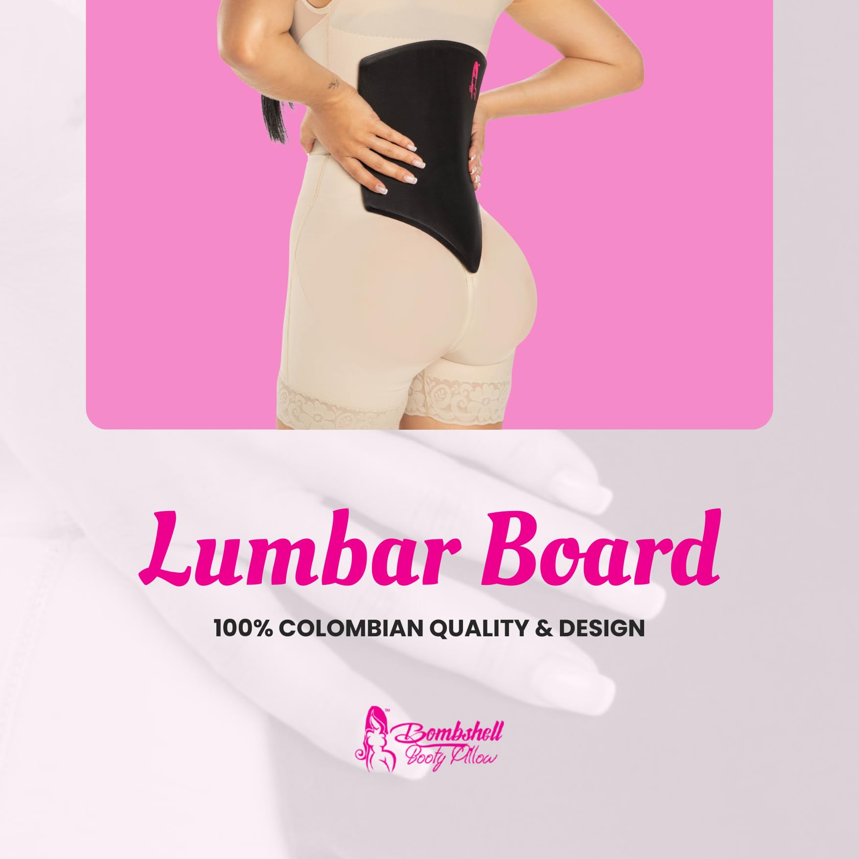 Post Surgery BBL Pillow - Comfortable Butt Pillow for Sitting After Brazilian Butt Lift, BBL Recovery Supplies Kit for Driving & Car Use - Ideal for Post-Op Comfort & Pain Relief
