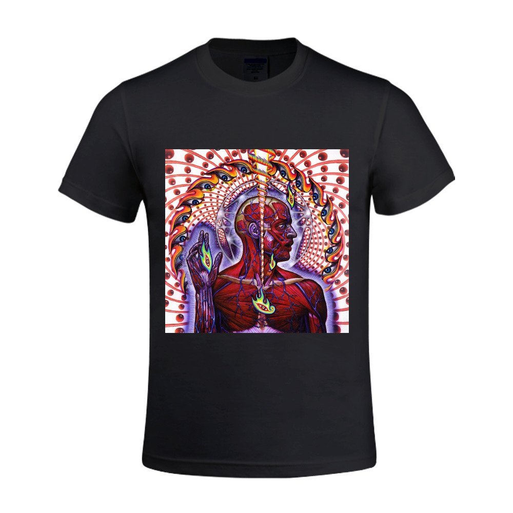 Men's Lateralus Black Graphic Tee Shirt - Soft Cotton Band T-Shirt for Casual Wear & Concerts | Tool Merchandise