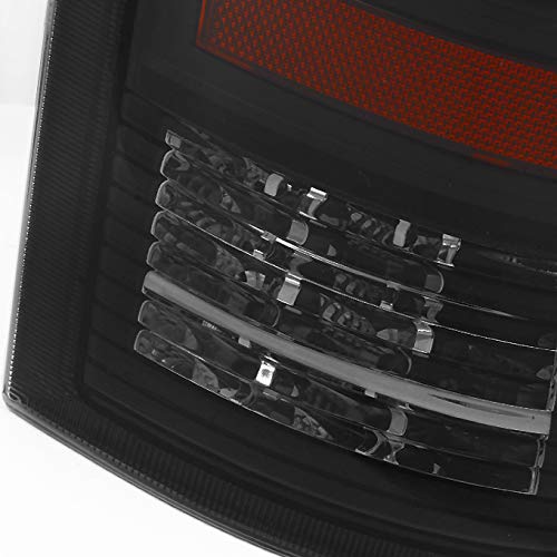 AKKON Smoked LED Tail Lights Brake Lamps Replacement Pair for 2009-2018 Dodge RAM 1500/2500/3500 - Left & Right Set - Enhanced Night Visibility & Style Upgrade for Trucks