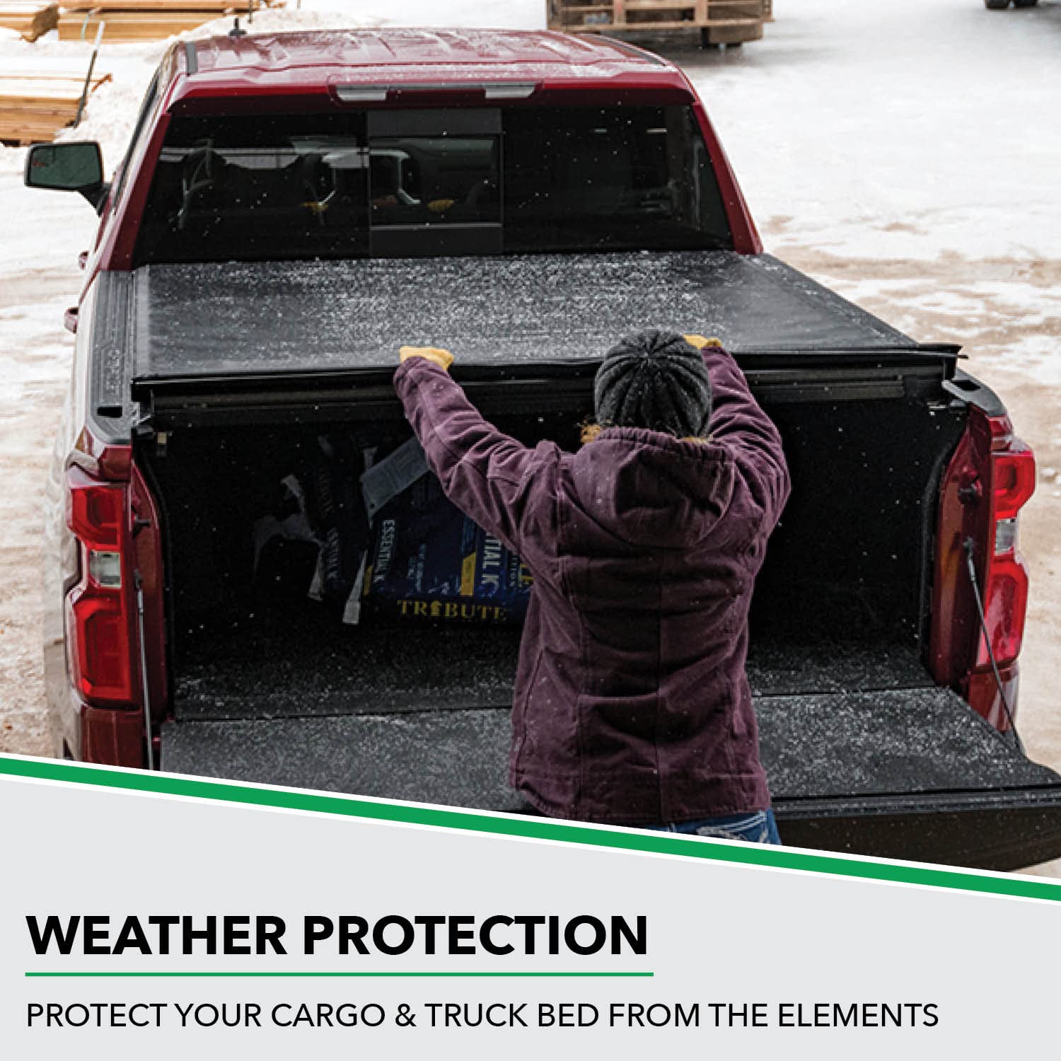 Gator ETX Soft Roll Up Truck Bed Tonneau Cover | Fits 2019-2025 Chevy Silverado & GMC Sierra | Compatible with MultiPro/Flex Tailgate | 6'7