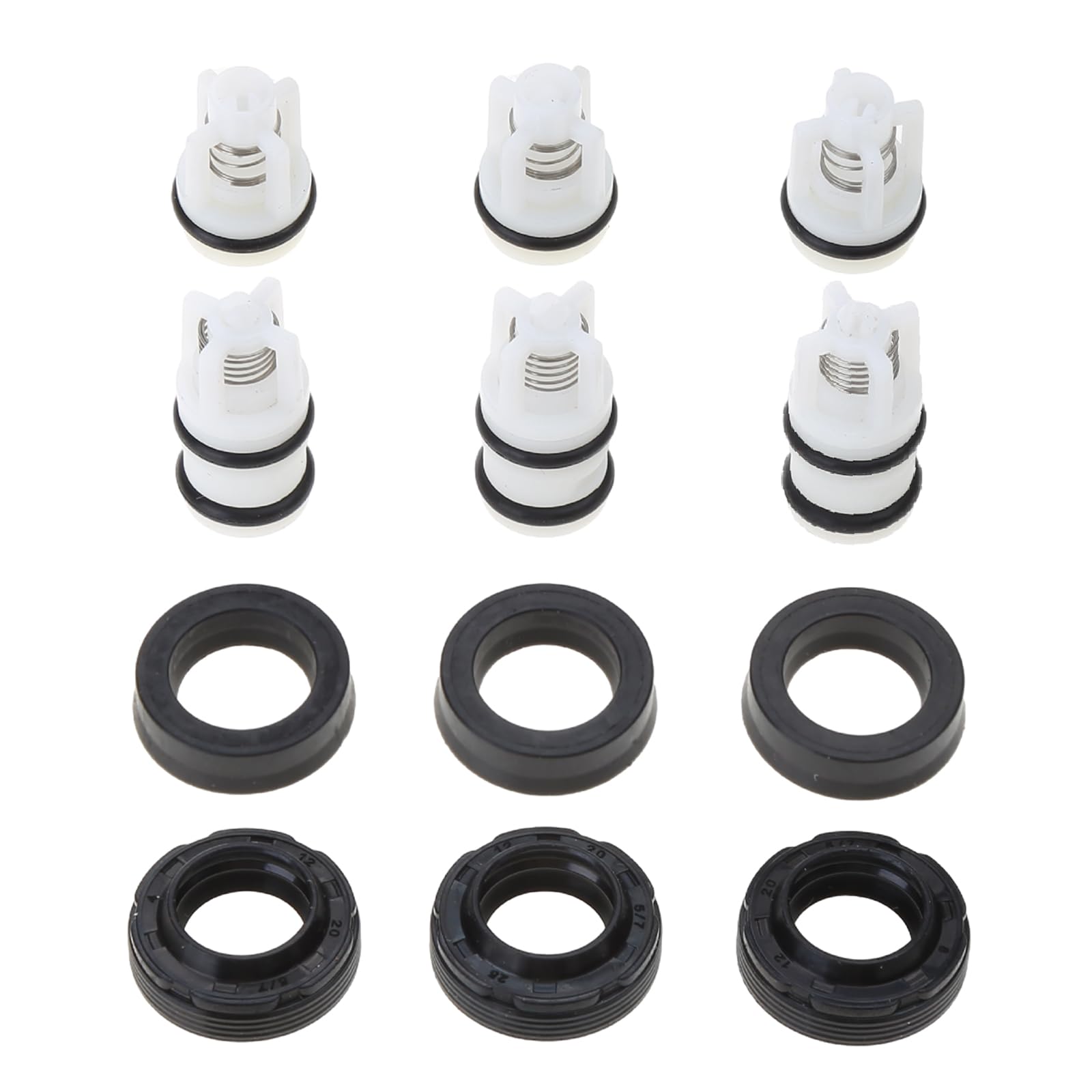 Pressure Washer Oil Seal Gasket & Check Valve Replacement Kit - Home Repair Supplies & Accessories for Pressure Washer Maintenance & Tools