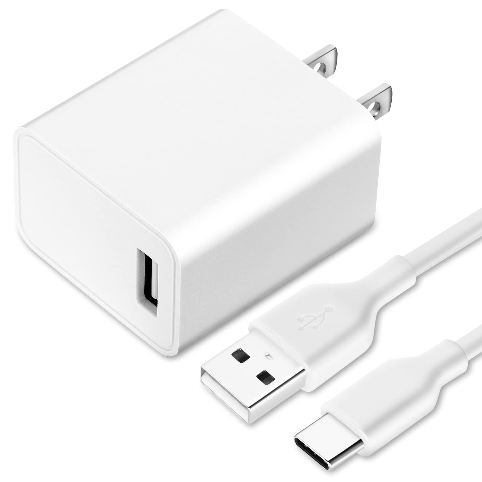 UL Listed 15W QC Fast Charging Wall Charger with 10ft USB-C Cable - Quick Charge 3.0 Power Adapter for Coolpad Cool M7 | Perfect for Home, Office & Travel Charging