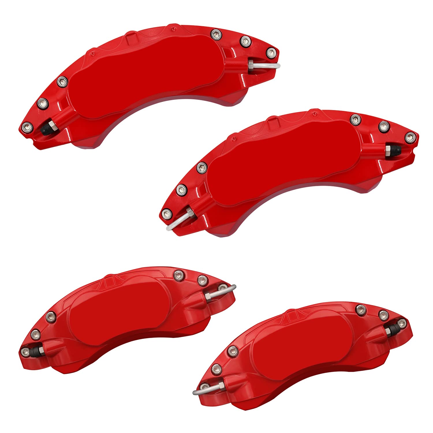 High-Performance Aluminum Brake Red Caliper Covers for Honda Civic 10th Gen (Set of 4) – Durable & Stylish Upgrade for Enhanced Vehicle Appearance – Perfect for Car Enthusiasts & Show Cars