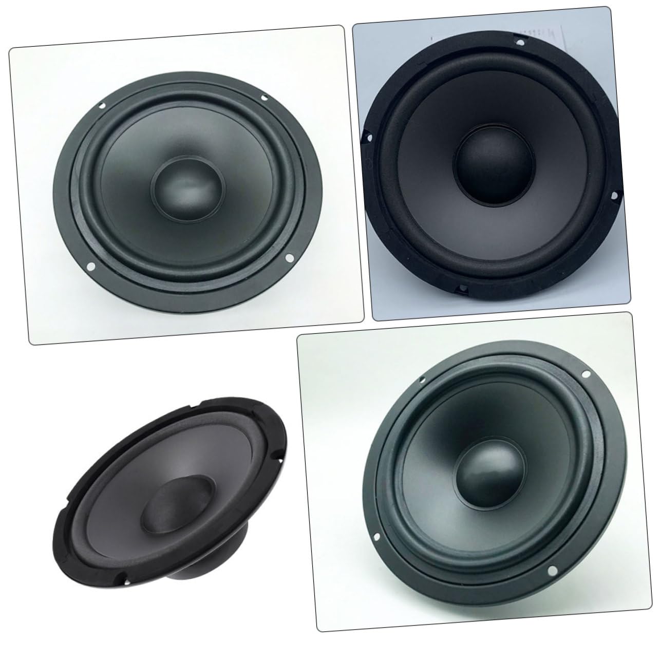 Angoily Coaxial Stereo Car Door Speakers 2pcs - Full Range Universal Fit Audio Speakers for Enhanced In-Car Music Experience
