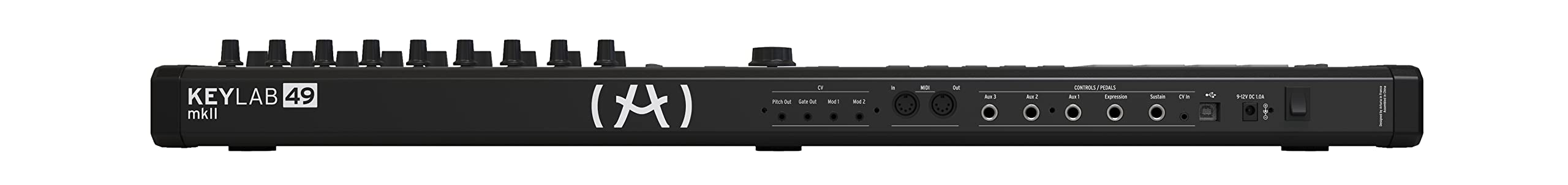 Arturia KeyLab 49 MkII 49-Key MIDI Keyboard Controller with Headphones, Sustain Pedal & Polishing Cloth - Professional Music Production for Home Studio, Live Performance & Beat Making