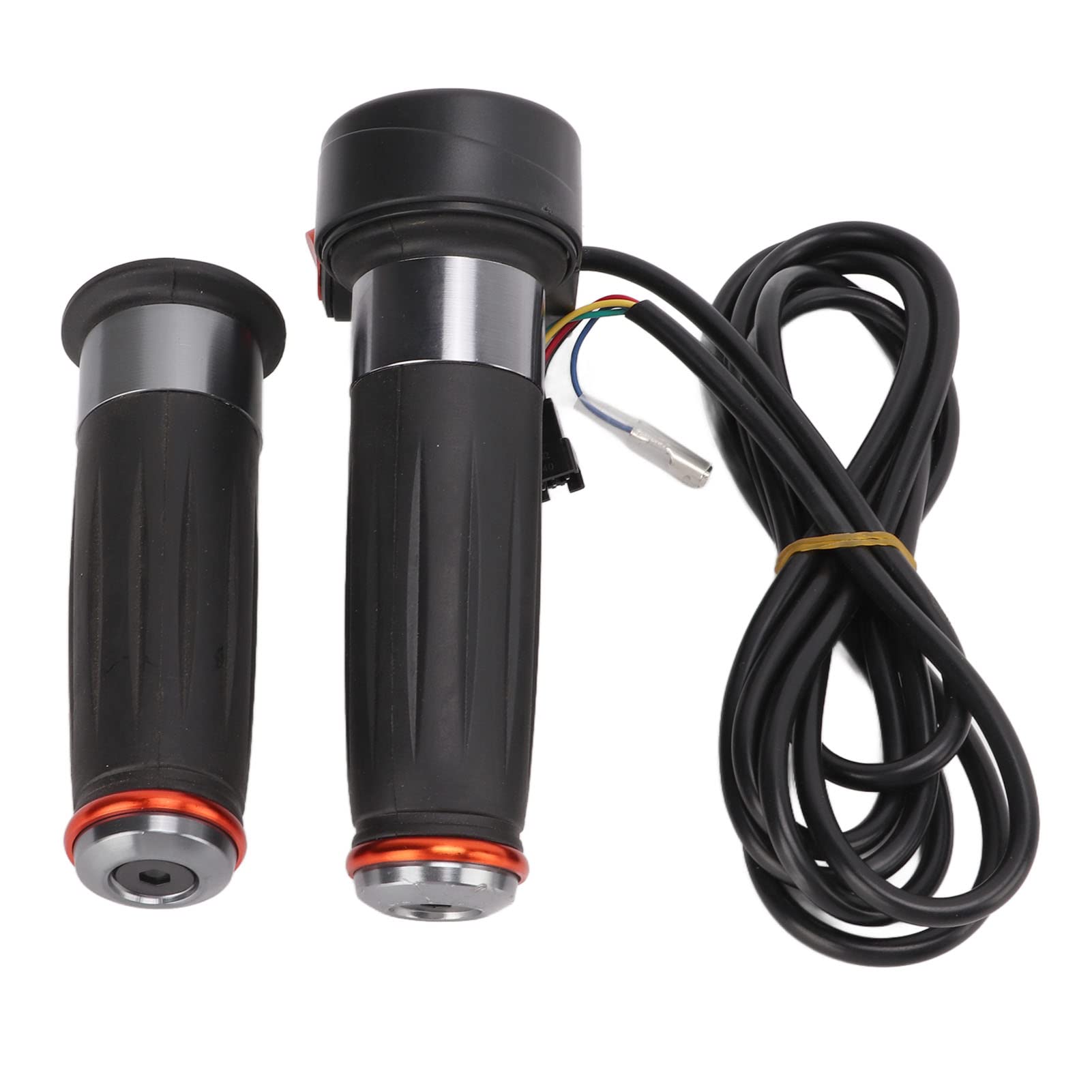 Universal 12V-99V Electric Throttle Grips - High Efficiency 5 Core Wires for E-Bike & E-Scooter - Perfect for Commuting, Off-Road & Urban Riding
