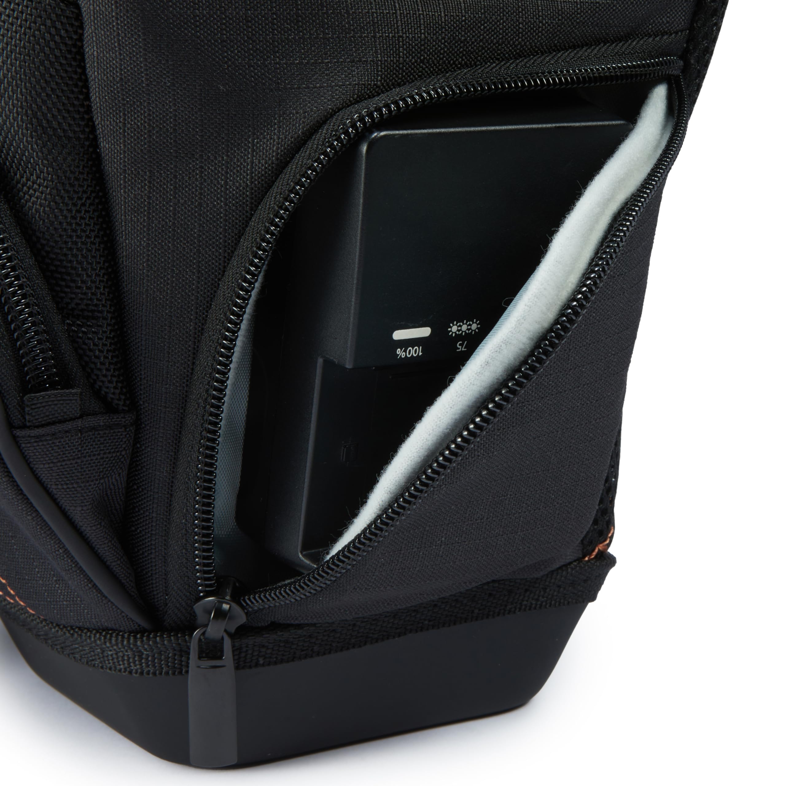 Amazon Basics DSLR Camera Sling Bag - Detachable Strap, Waterproof, Shockproof, Padded, Black - Perfect for Travel, Hiking & Outdoor Photography