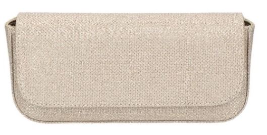 UNISA Gold Shimmer Clutch Bag for Women - Elegant Evening Clutch with Sparkle - Perfect for Parties, Weddings & Special Occasions
