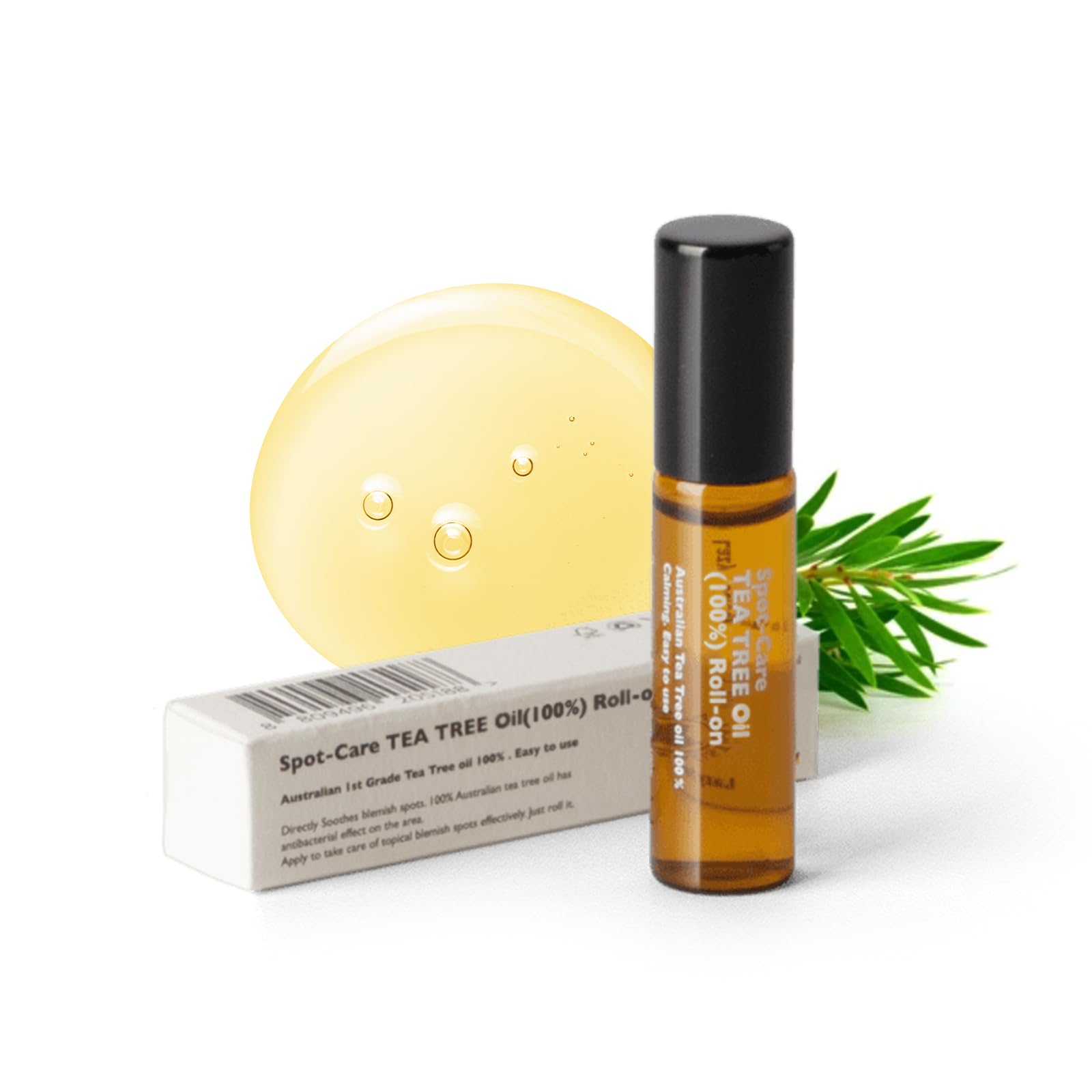 Tea Tree Acne Roll-On Treatment for Sensitive Skin - Spot Care for Pimples & Blemishes - Perfect for Travel & Daily Use
