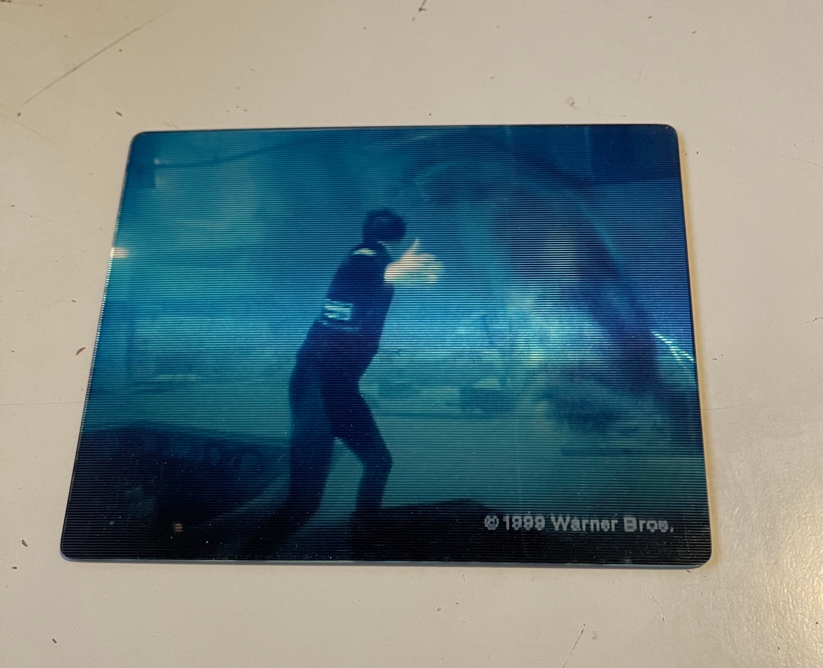 Deep Blue Sea Movie Lenticular Card - 3D Holographic Collectible for Film Fans & Gift Ideas