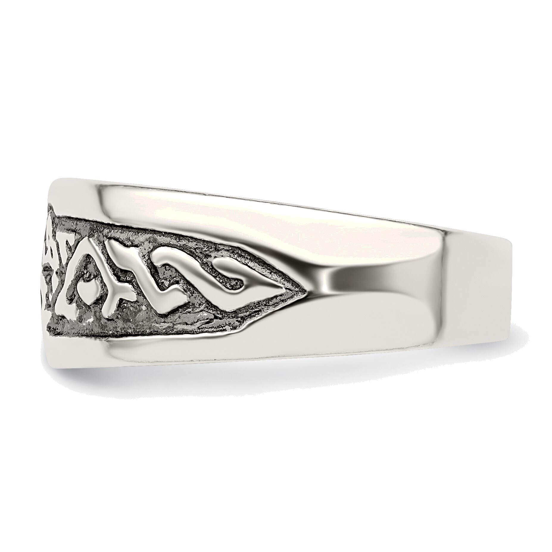 Sterling Silver Antiqued Ring Size 6 - Elegant Jewelry for Everyday Wear