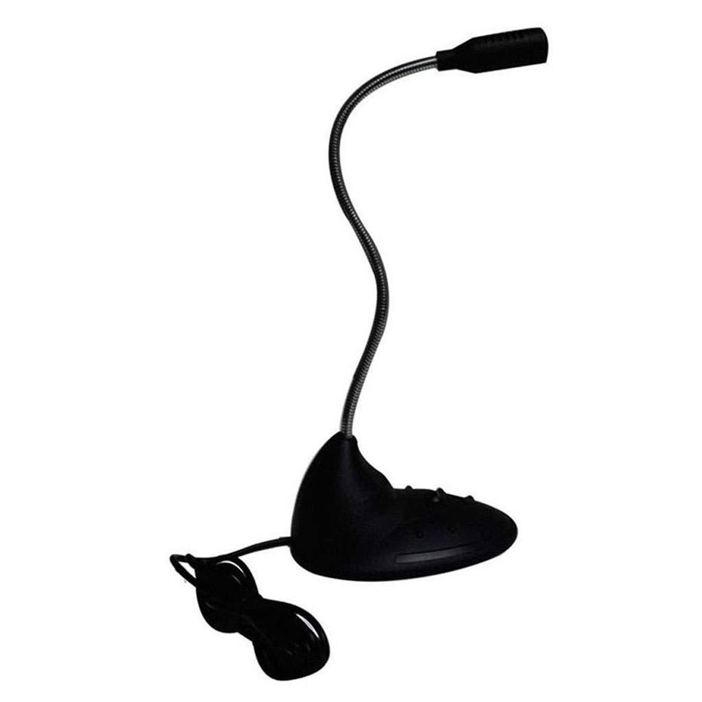 WYBFZTT-188 Mini Studio Condenser Microphone with Flexible Gooseneck - 3.5mm Wired Mic for PC, Laptop & Desktop - Perfect for Podcasting, Gaming & Voice Recording