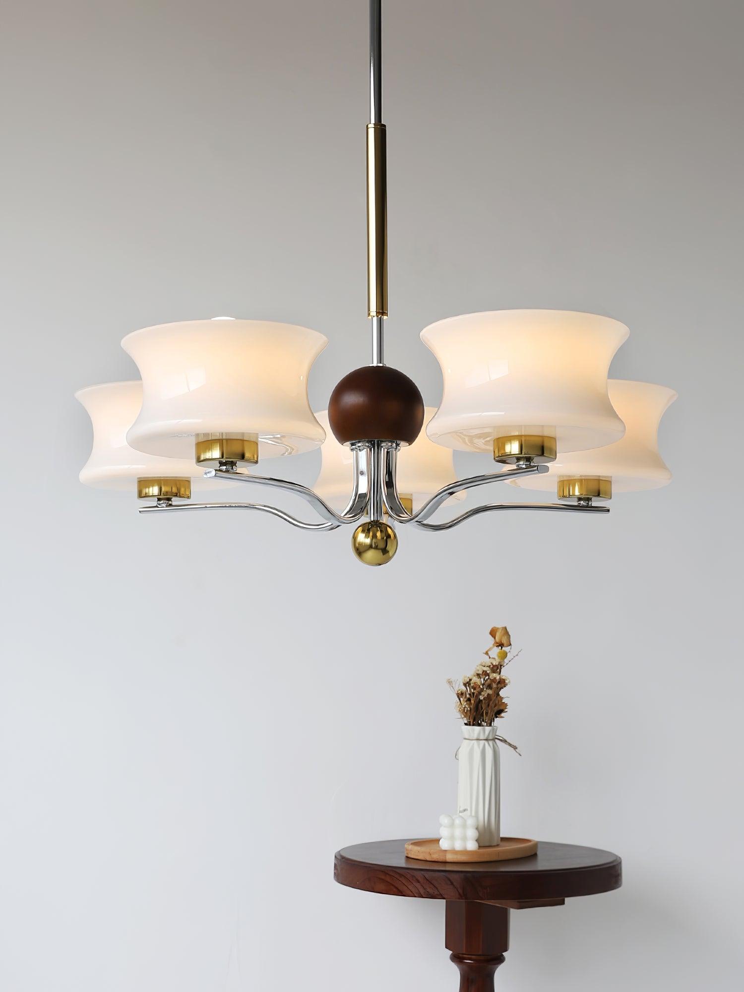 Anath Chandelier - Modern Crystal Ceiling Light Fixture for Dining Room, Living Room & Bedroom | Elegant Home Decor Lighting