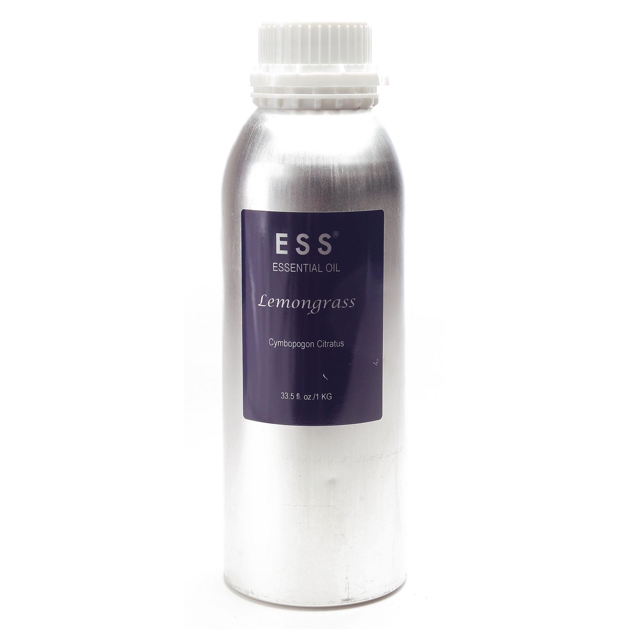 ESS Lemongrass Essential Oil - 100% Pure & Natural for Aromatherapy, Relaxation & Skin Care - Perfect for Diffusers, Massage & DIY Beauty Products