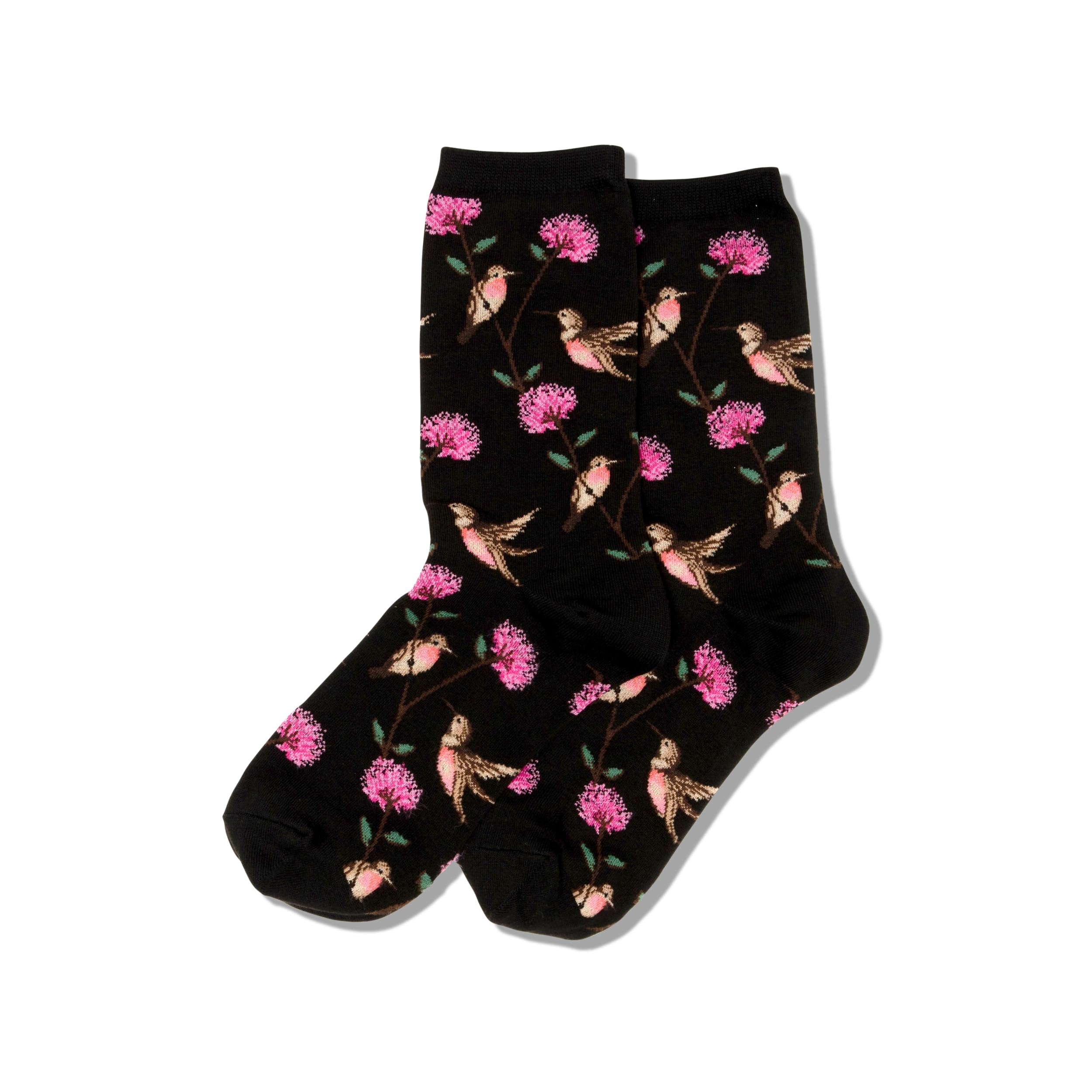 Hot Sox Women's Fun Nature & Outdoors Crew Socks - Hiking, Camping & Outdoor Adventure Socks for Women - Comfortable & Durable Hiking Socks for Active Lifestyle
