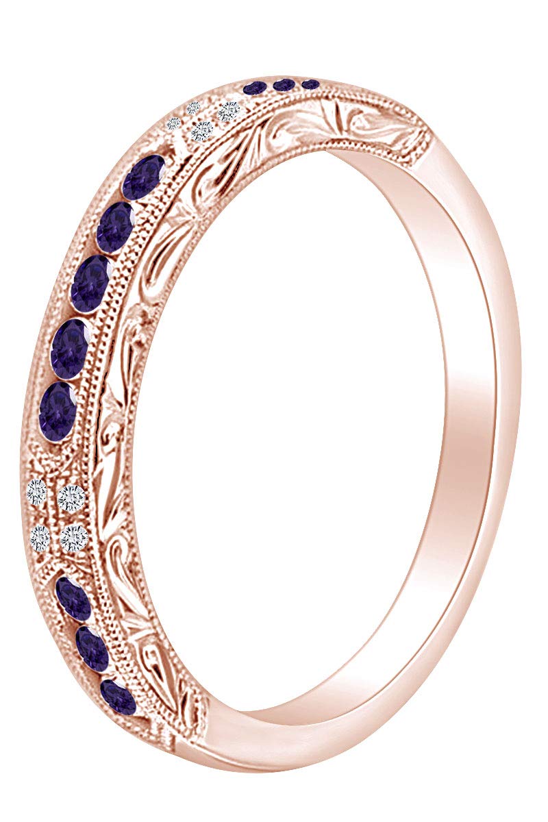14K Solid Rose Gold Wedding Band Ring for Women & Men - Perfect for Engagement, Anniversary, and Bridal Jewelry Gifts