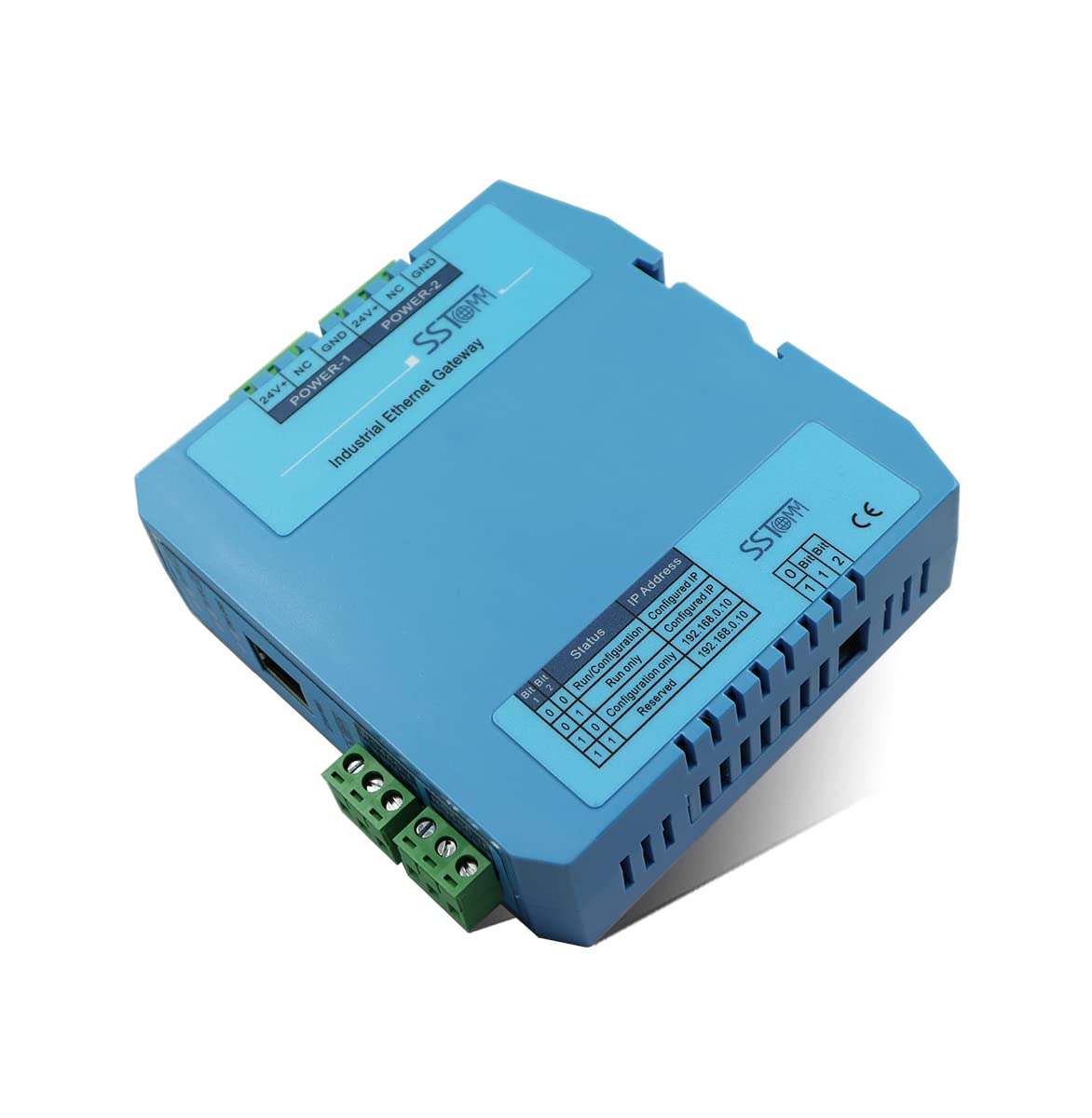 GT200-EI-2RS485 Modbus to EtherNet/IP Protocol Converter Gateway - Industrial Automation & IoT Communication Solution for PLC, SCADA, and Smart Factory Systems