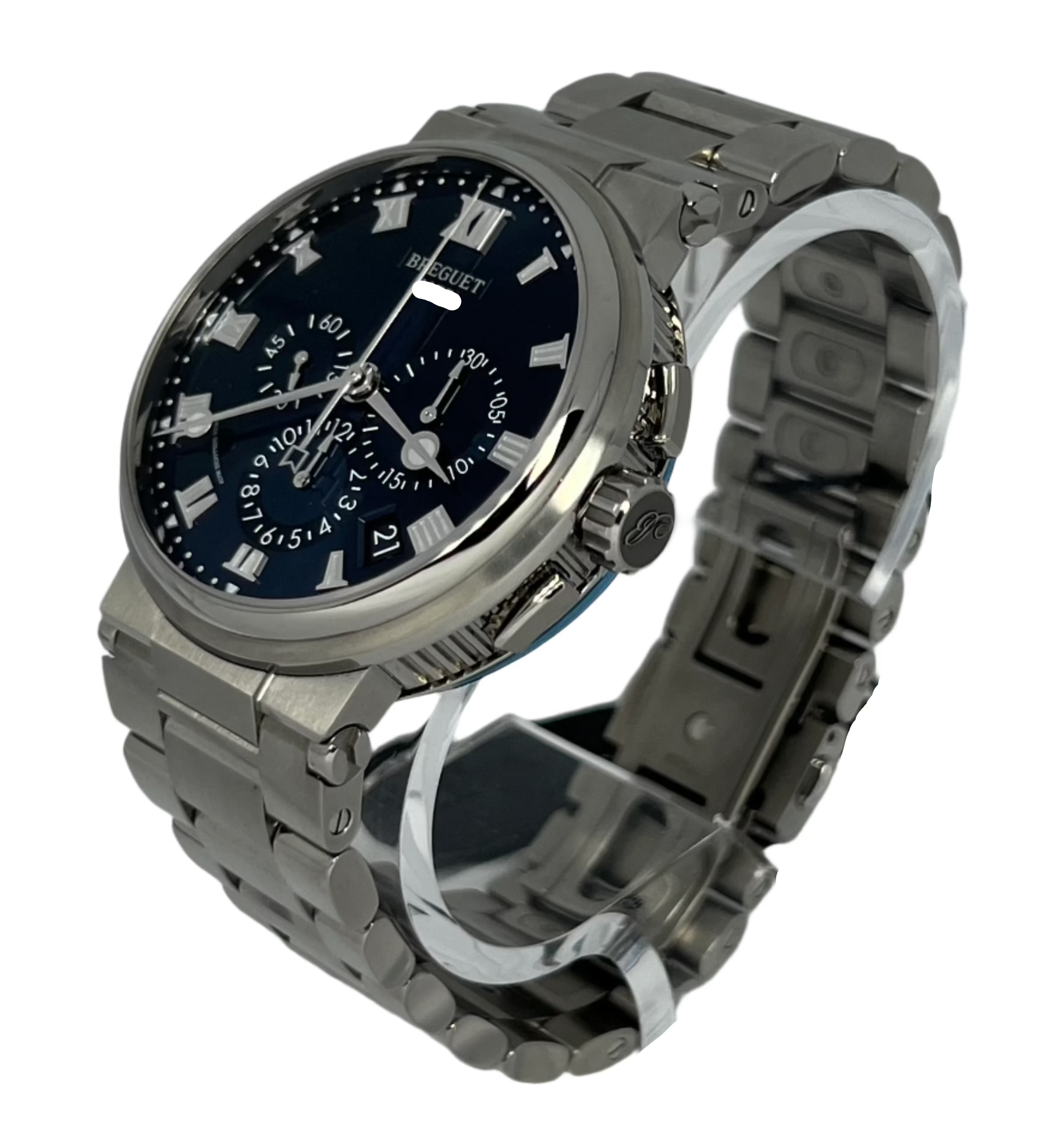 Breguet Marine 5527 Titanium Chronograph Men's Watch - Luxury Dive & Sports Timepiece for Business, Yachting & Formal Occasions