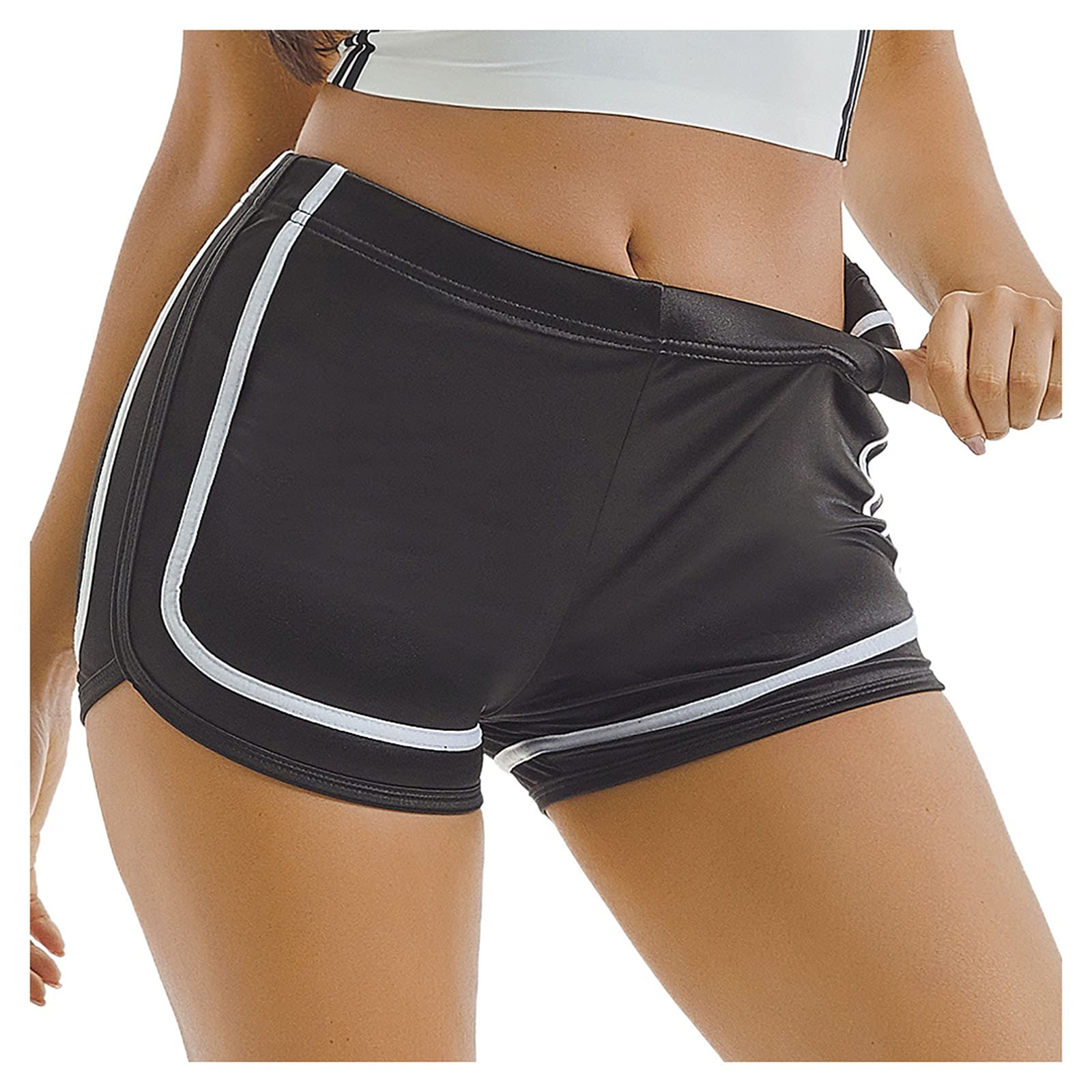 BEIBEIA High Stretch Yoga Shorts for Women - Summer Running Fitness Shorts - Sexy Tight Workout Pants - Perfect for Yoga, Gym, Running & Lounge Wear