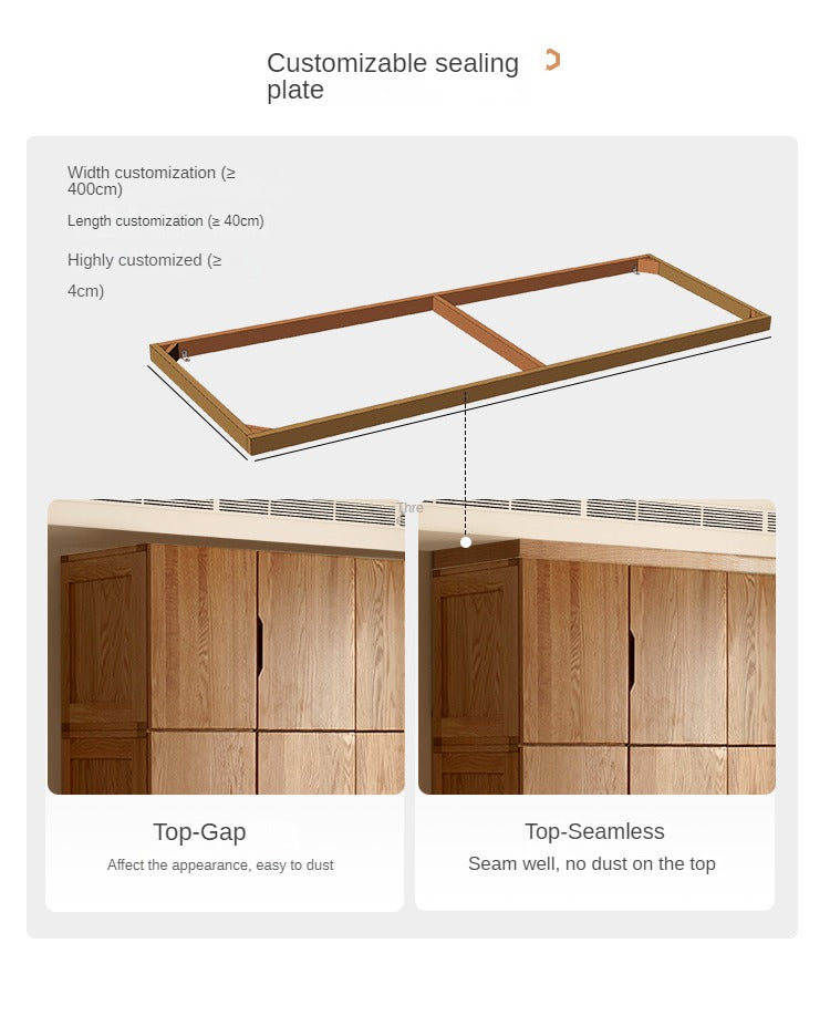 Solid Oak Wood Wardrobe - Premium Quality, Spacious Storage for Bedroom, Closet & Home Organization