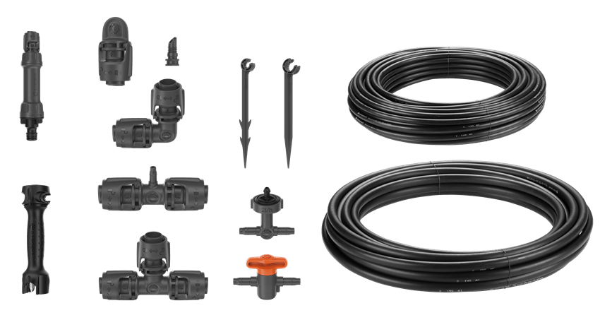 Gardena Start Set for Raised Beds - 35 Plant Starter Kit | Perfect for Home Gardening, Vegetable Patches & Flower Beds