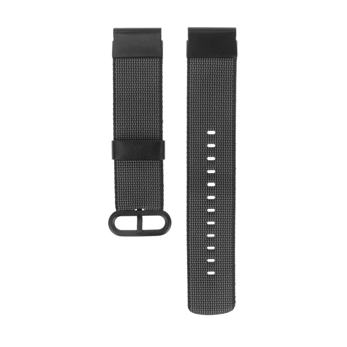 NICERIO Compatible for Garmin Fenix 5 Watch Band - 1PC Nylon Quick Release Replacement Strap, Soft Adjustable Wristband for Men Women (Black) - Perfect for Running, Hiking, Workout & Daily Wear