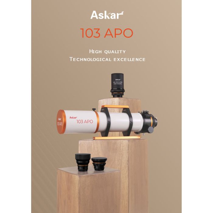 Askar 103APO Triplet Air Spaced Refractor Telescope OTA - Premium Astrophotography & Stargazing Equipment for Night Sky Observation