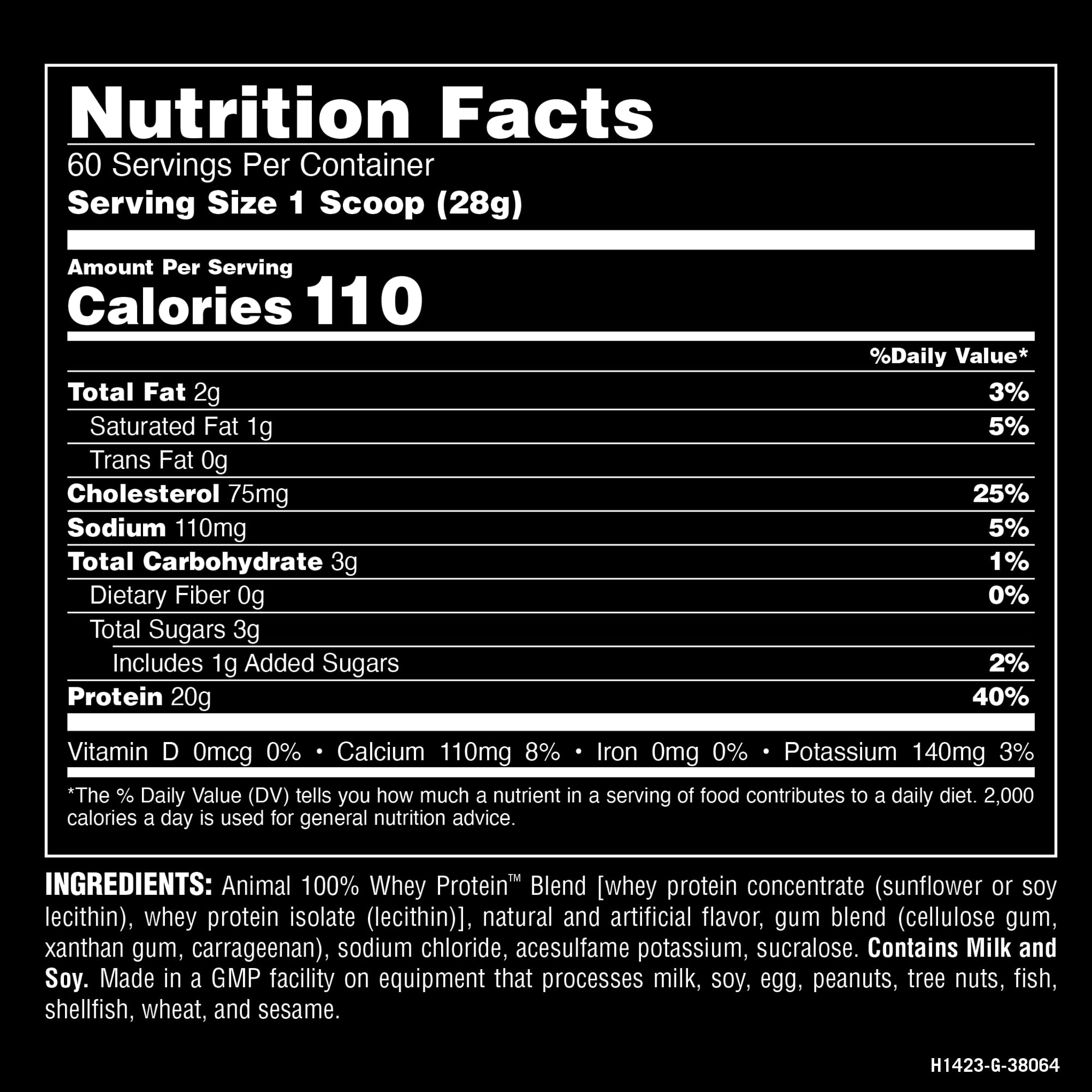 100% Whey Protein Powder for Men & Women - Premium Whey Blend with BCAA for Pre & Post Workout Recovery, Muscle Growth - Low Sugar Meal Replacement Shake - Vanilla Flavor, 4lb (Great for Gym, Weight Loss & Healthy Lifestyle)