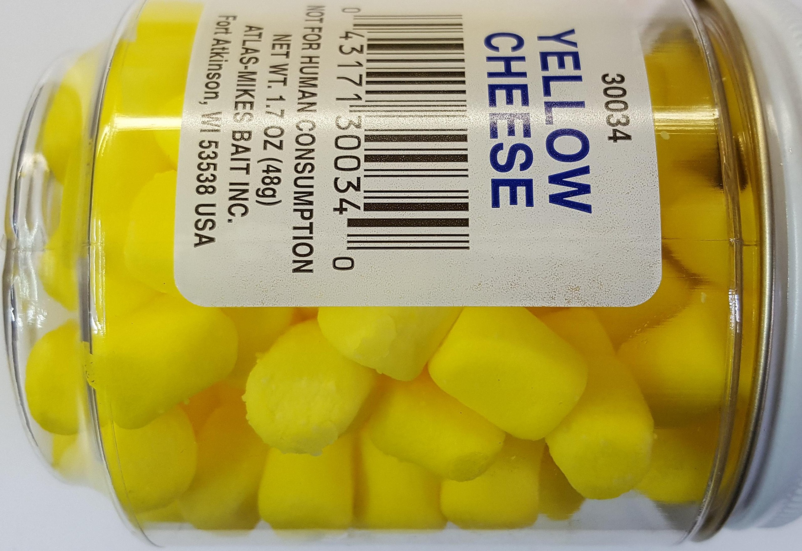 Atlas Mike's 30034 Yellow Cheese Marshmallows - Sweet & Fluffy Baking Treats for Hot Chocolate, Campfire S'mores & Dessert Decorations