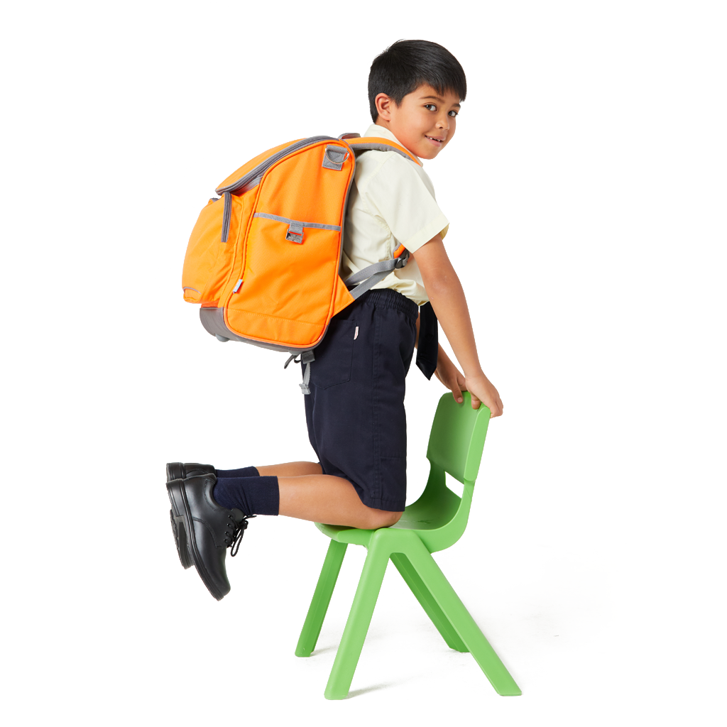 Hi-Viz Mighty Primary Backpack for Kids - High Visibility School Backpack with Reflective Strips - Perfect for School, Hiking & Outdoor Activities