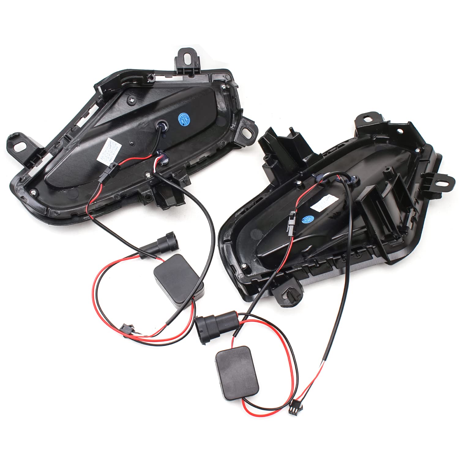 COMZY LED Fog Lights for Toyota RAV4 2019-2020 | DRL Daytime Running Lights with Amber Turn Signal | White/Yellow 2-Color Options | 1 Pair | Enhance Visibility & Style for Night Driving & Off-Road Adventures