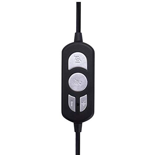 NILOX USB Gaming Headset with Microphone - Noise Cancelling Over-Ear Headphones for PC, Laptop, PS4, Xbox - Perfect for Gaming, Streaming & Online Classes