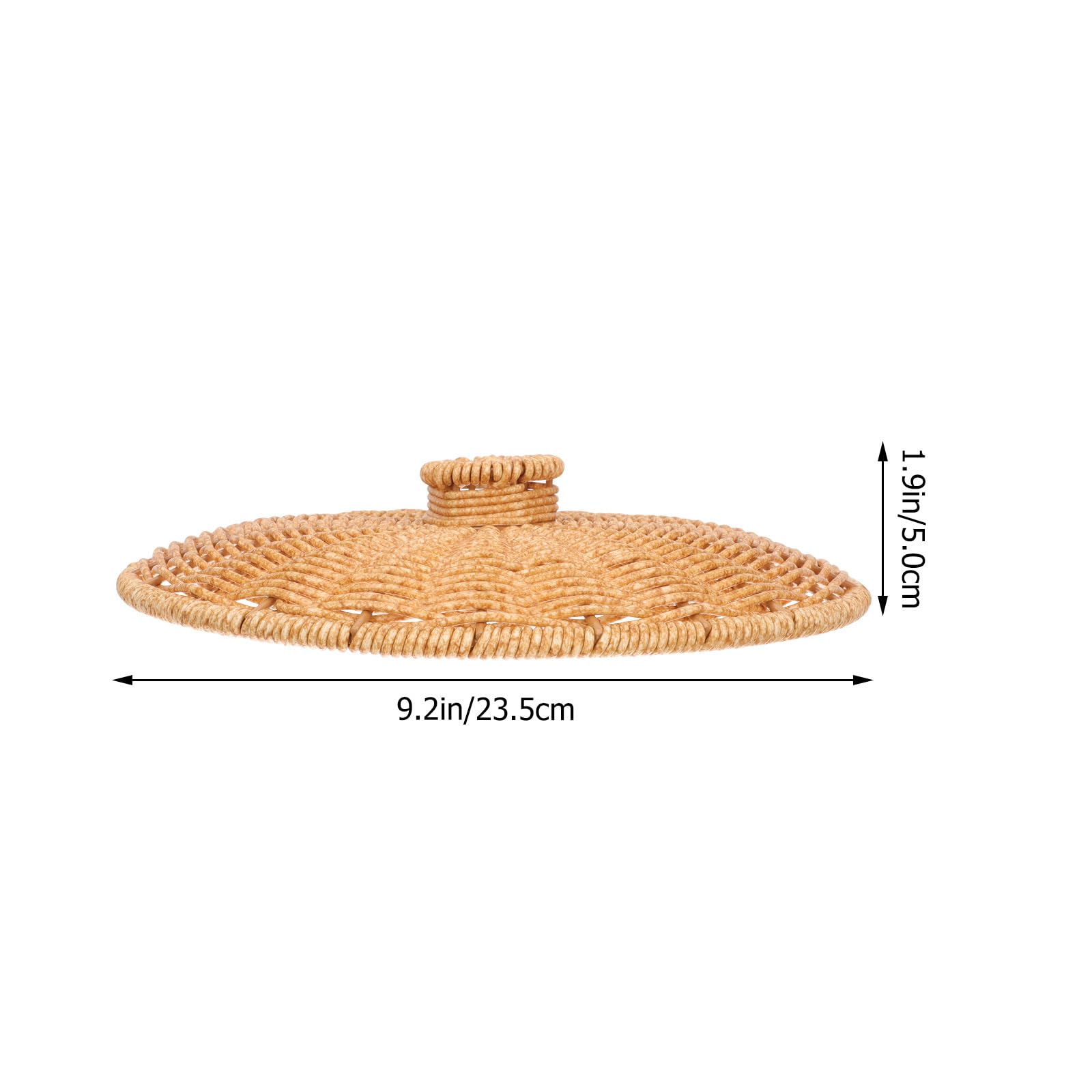 Zerodeko Stackable Stoneware Mugs with Lids & Wicker Trash Can Replacement Cover - Decorative Basket Lid for Garbage Bin, Luxury Plastic Clothes Hanger - Perfect for Kitchen, Bathroom, and Home Organization