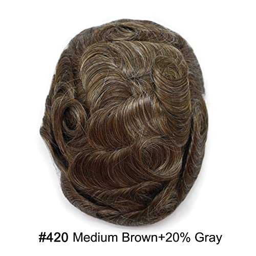 #420 #4 Medium Brown+20% Grey